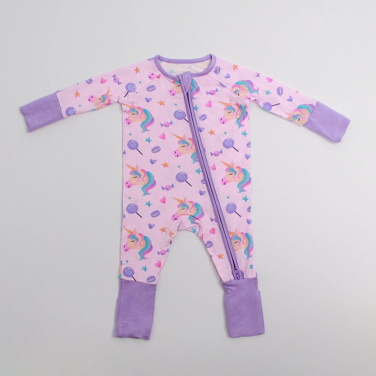 Engepapa autumn Newborn printed pajamas infant bamboo fiber cute comfortable sleeper baby girls romper