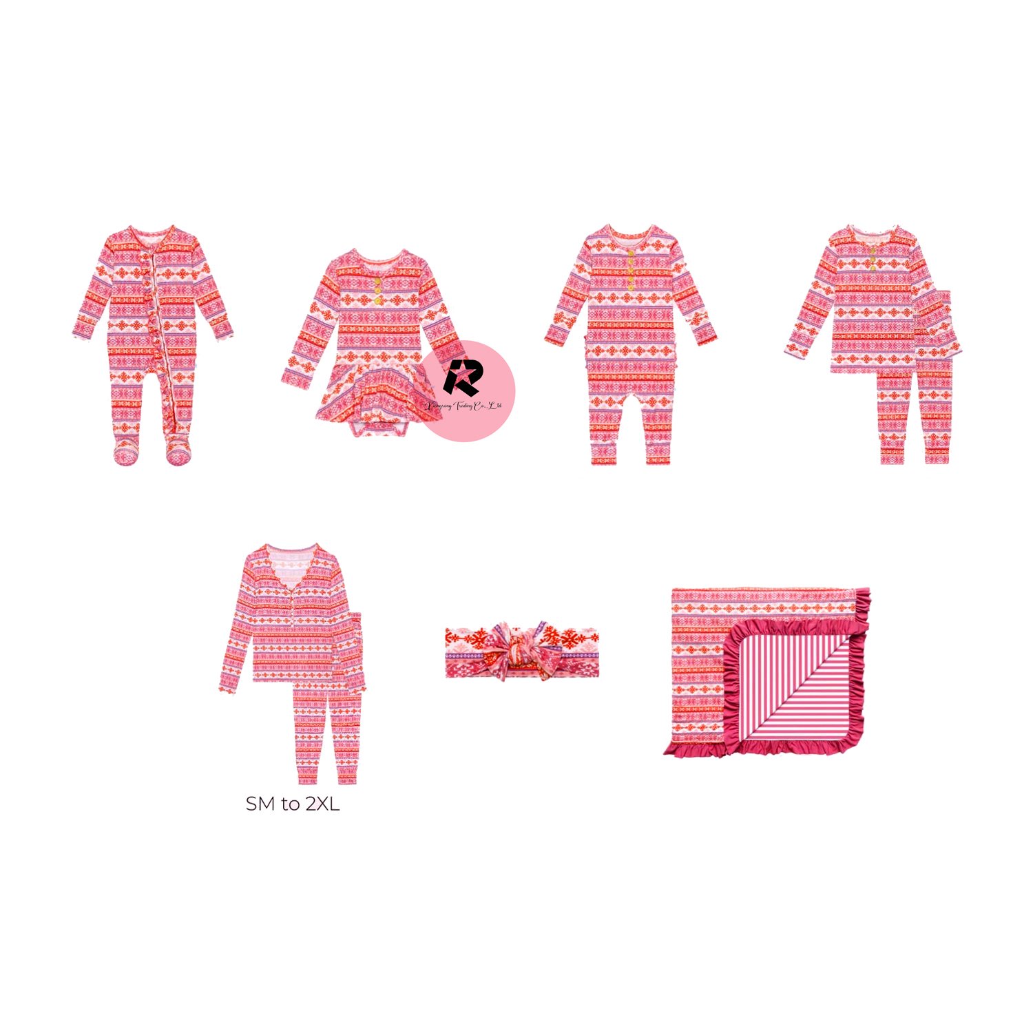 Unicorn Pink Cotton bamboo newborn clothes Custom organic baby bamboo romper with solid footie