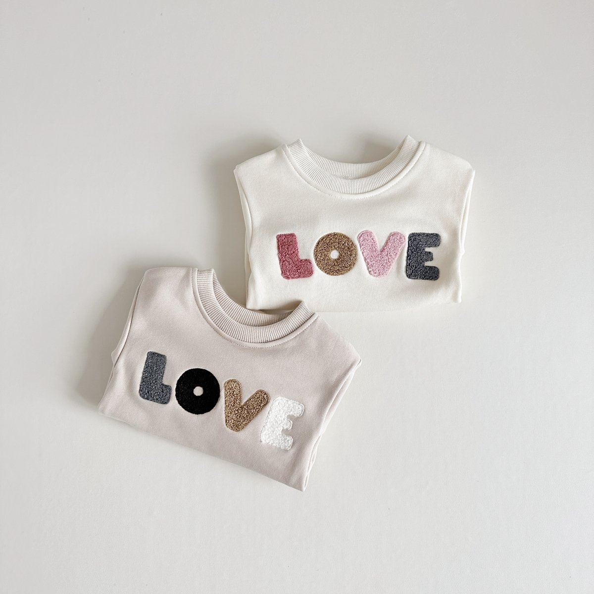 Autumn Baby Girls Romper Newborns Boys Clothes Bodysuit Long Sleeve Love embroidery Jumpsuit 0-1Y