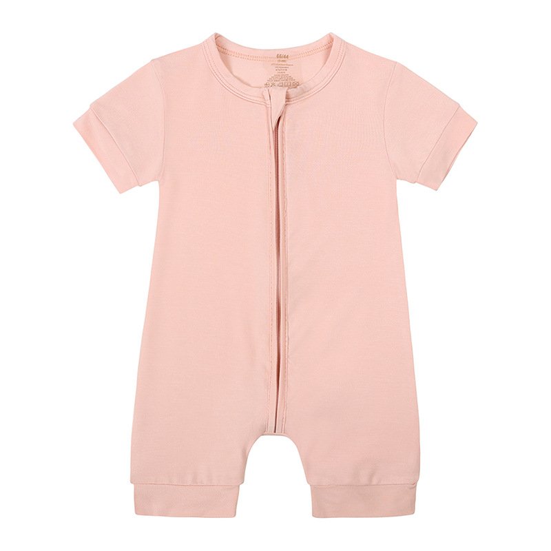 Custom Organic Newborn Baby Bamboo Jumpsuit 0-3 Years Baby Clothes Print Baby Romper In Stock