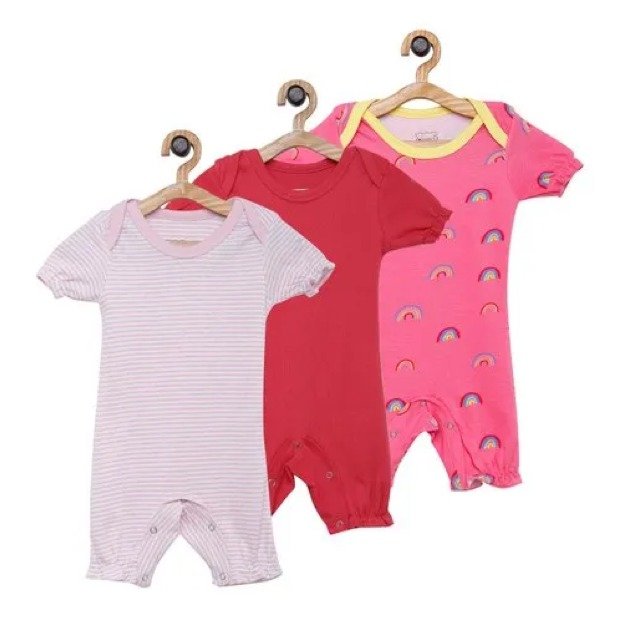 Bamboo baby Girl bubble romper