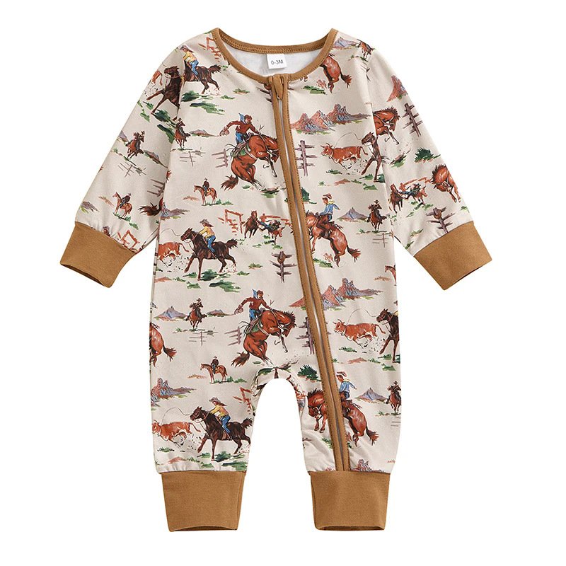 loveliness romper set baby clothes soft baby cotton foldable zipper baby romper boys and girls
