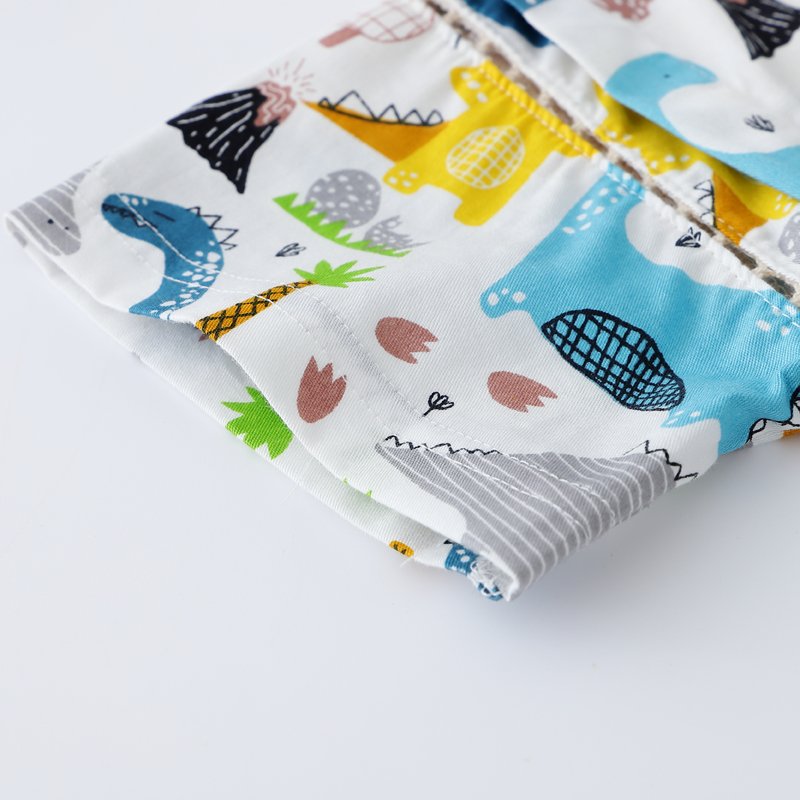 Boys kimono rompers clubwear with dinosaur cute baby summer romper short sleeves newborn babi cloth