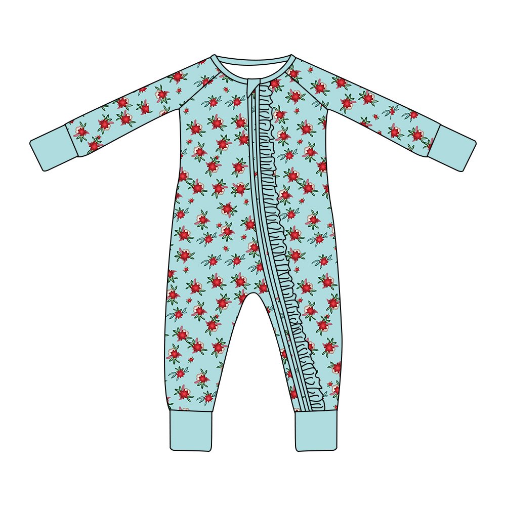 Organic Baby Clothes OEM Custom design Print Organic bamboo Cotton boy's and girl's jumpsuit new born rompers sets