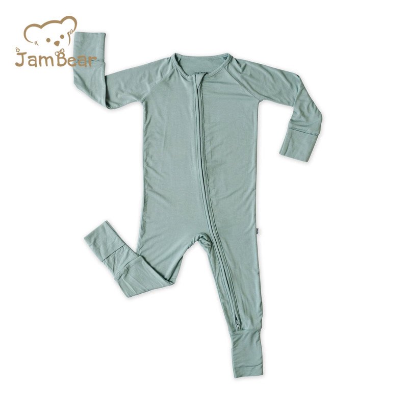 Baby Magnetic Footie Romper Newborn jumpsuit magnetic footie rompers jersey eco friendly organic cotton baby onsie magnetic