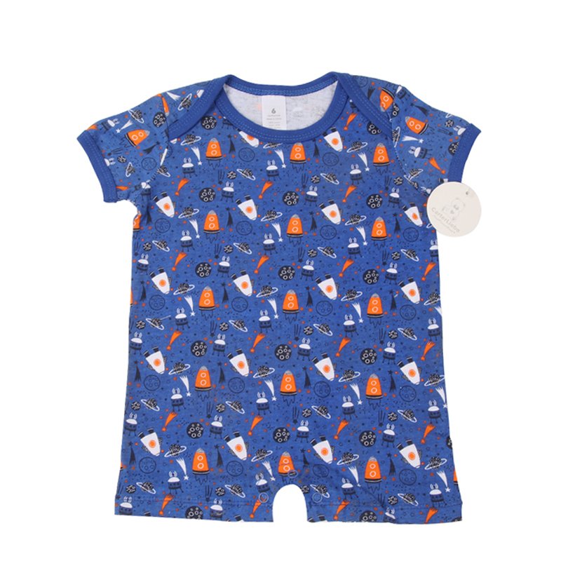 Wholesale Newborn Baby Summer comfortable 100% Cotton bodysuit Infant Toddler Short Sleeve Romper