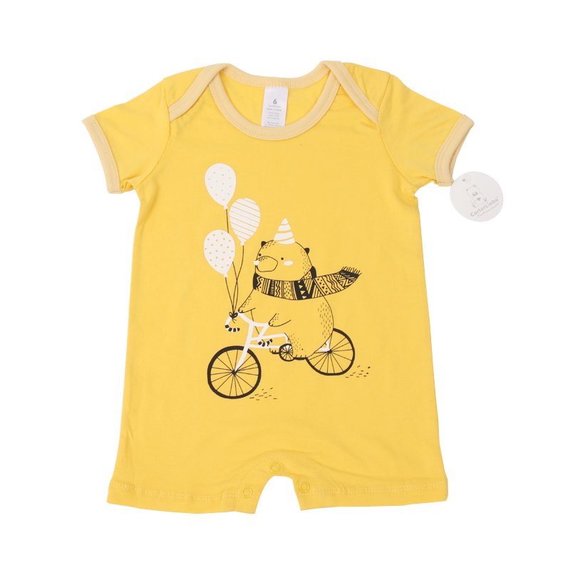 Wholesale Newborn Baby Summer comfortable 100% Cotton bodysuit Infant Toddler Short Sleeve Romper