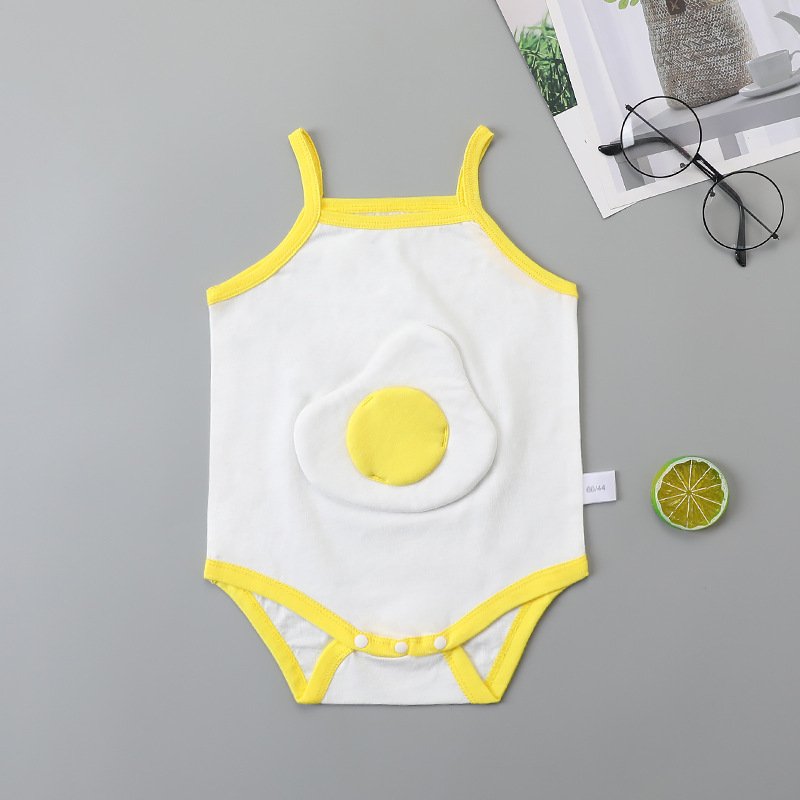 2021 summer new baby crawling clothes baby cute animal pattern clothes boys and girls sleeping romper