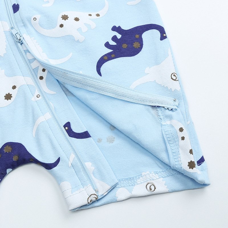 2024 Wholesale Summer Comfortable Soft Baby Rompers Full Printed Cotton Short Sleeve Newborn Clothes Baby Romper for Infant