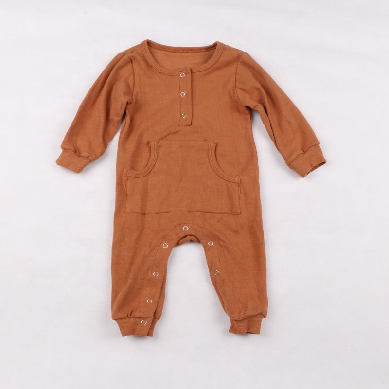 wholesale blank Chrisma Day organic cotton baby romper long sleeves ribbed jumpsuits newborn baby romper jumpsuits sets