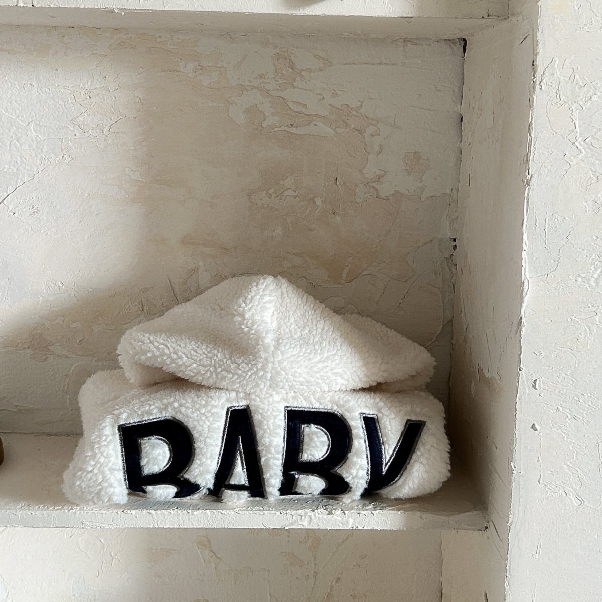 Winter Baby Wool Romper Infant Letter Embroidery Warm Long Sleeve Bodysuit Clothes Toddler Jumpsuit