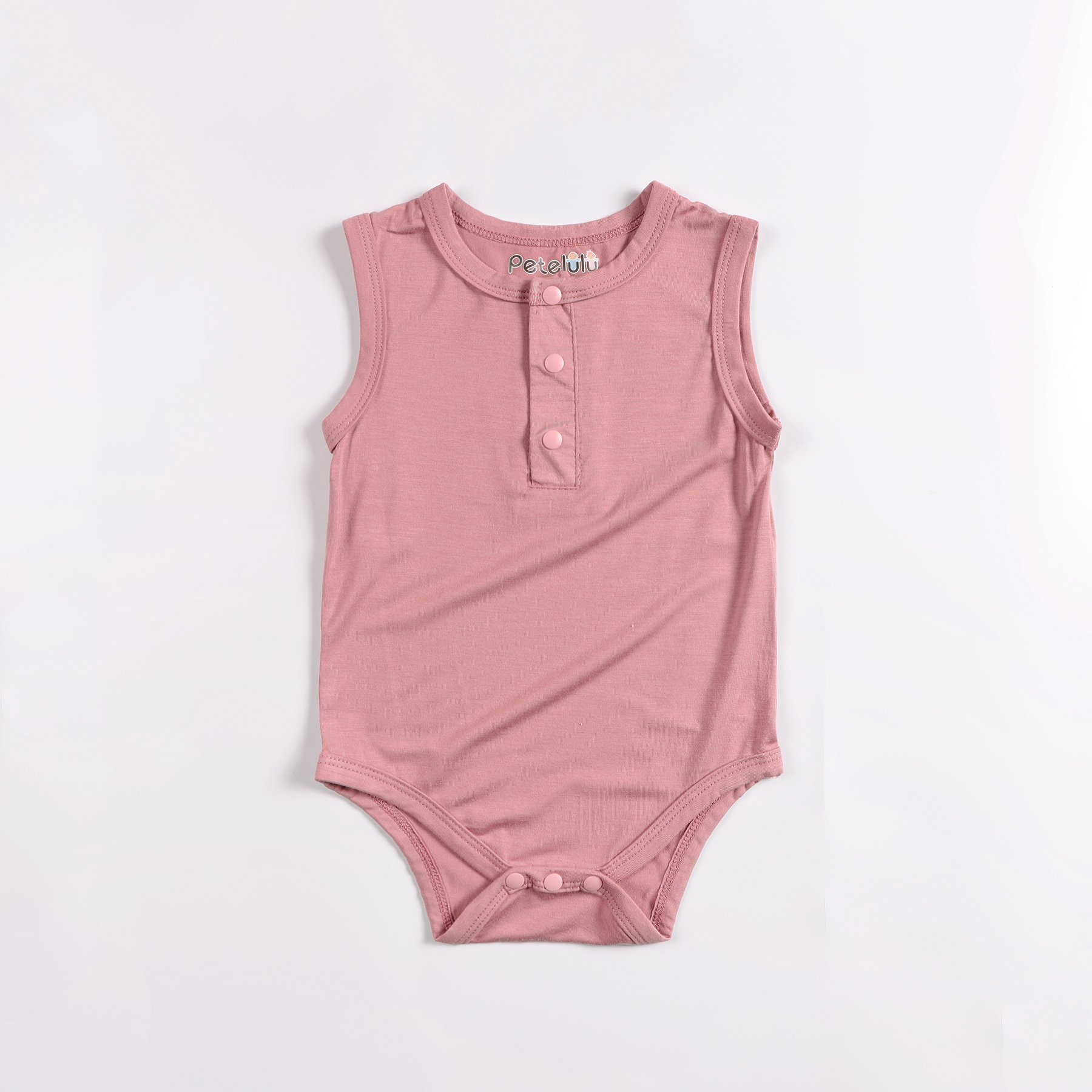 Custom Wtransparentmboo Baby Clothes Plain Solid Color Cotton Baby Bodysuit Sleeveless Baby Rompers Bamboo Summer Knitted Unisex
