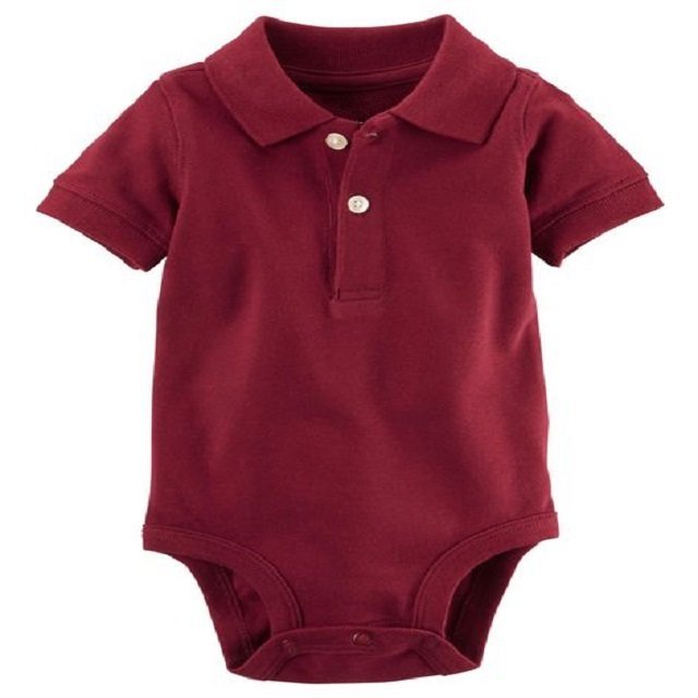Baby Clothes Newborn Boys Girls Jumpsuit Onesie Short Sleeve Polo Shirt Turn Down Collar 100% Cotton Baby Boy Romper For Sale