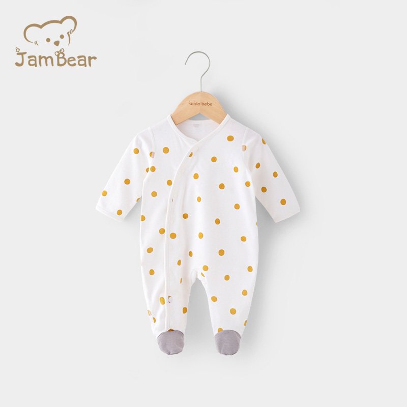 organic cotton baby rompers 2 way zipper onesie thermal cotton baby one piece sleepsuit zip customize jumpsuit for baby clothes