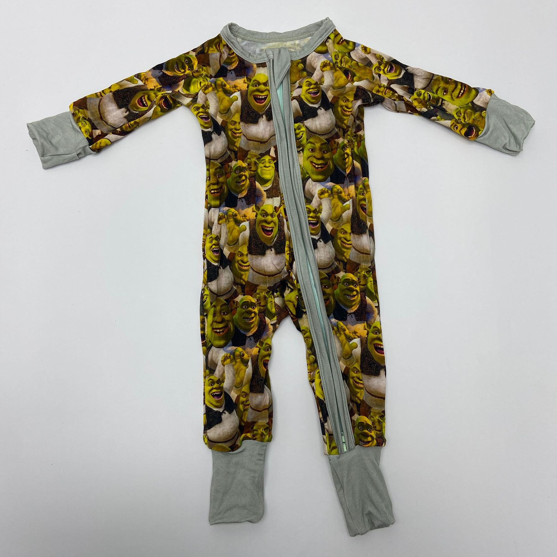 Cheapest No Moq RTS Bamboo Pajamas Baby Western Rompers Unisex Toddler Bamboo Zipper Pajamas