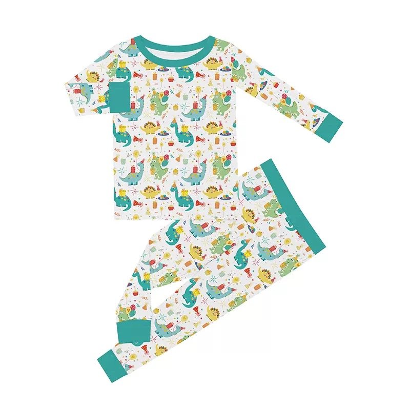 Custom 240g Bamboo Dirt Bikes Baby Boys Newborn Zippies Kids Pajamas Sleepwear