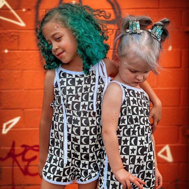 Summer Baby Girl Clothes lace-up baby one piece romper Custom pattern babies clothes 0-6 girls