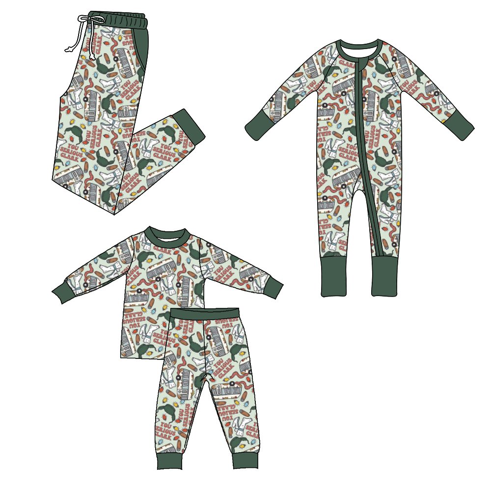Qingli OEM you serious clark print Newborn Baby Girls boys Jumpsuit pajamas fall