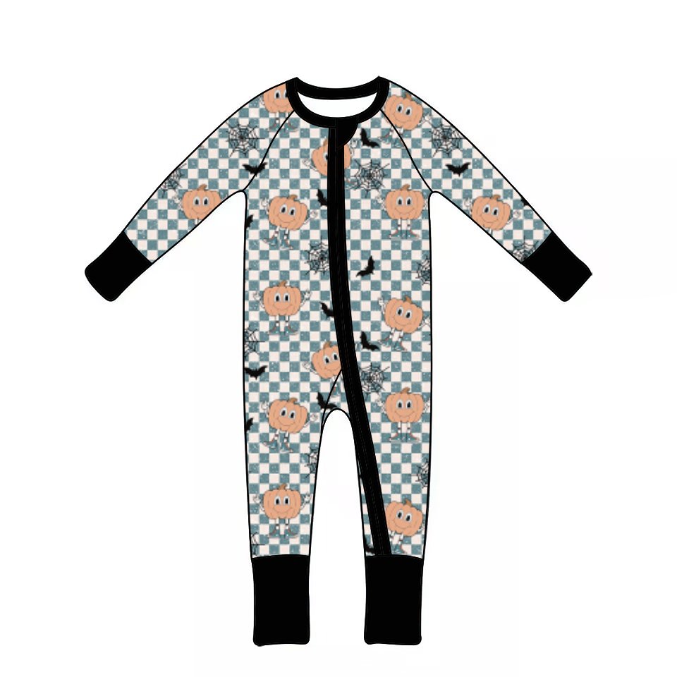Qingli OEM you serious clark print Newborn Baby Girls boys Jumpsuit pajamas fall
