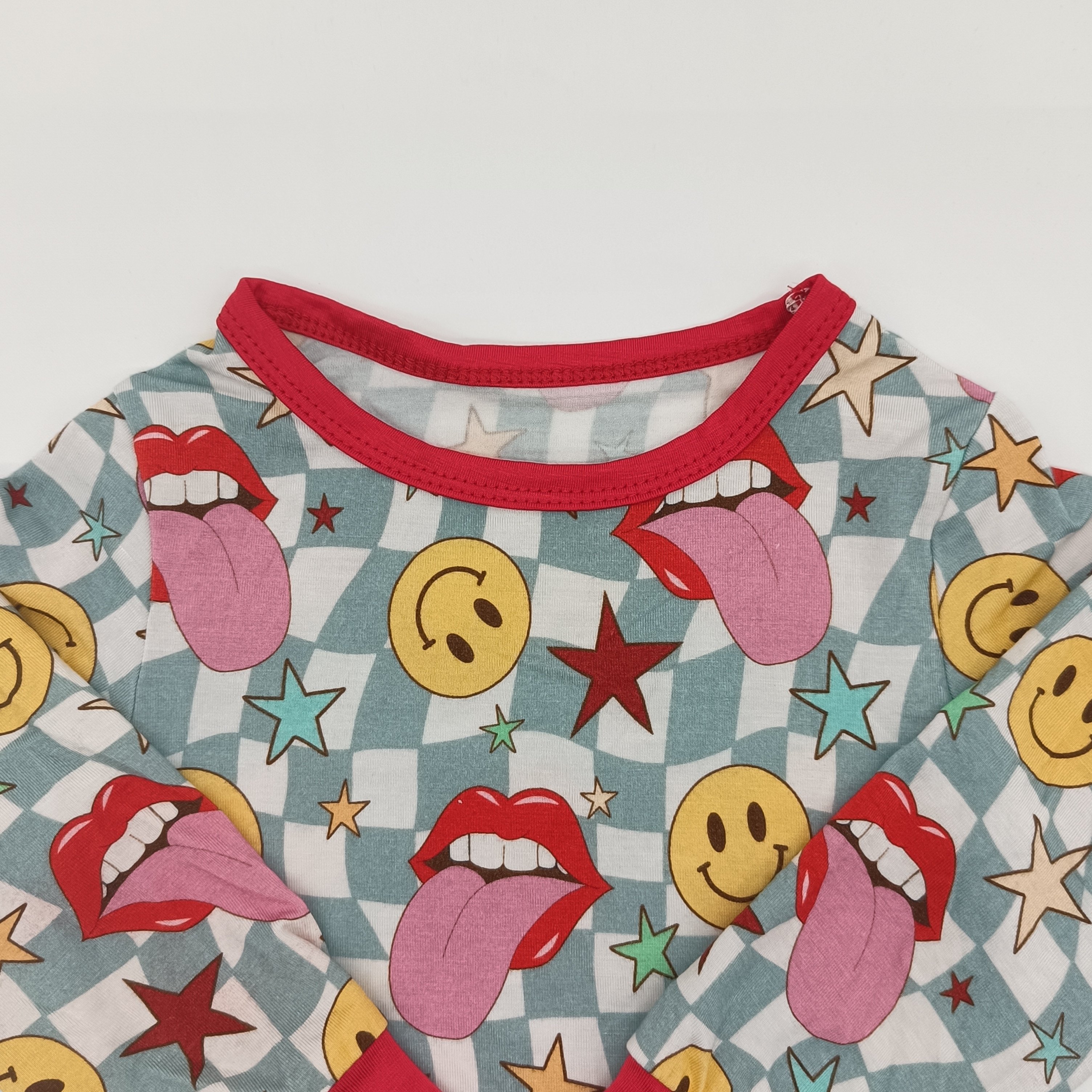 Adorable RTS Comfortable Bamboo baby Cute cartoon pattern long sleeve Baby children clothing 2pcs sets