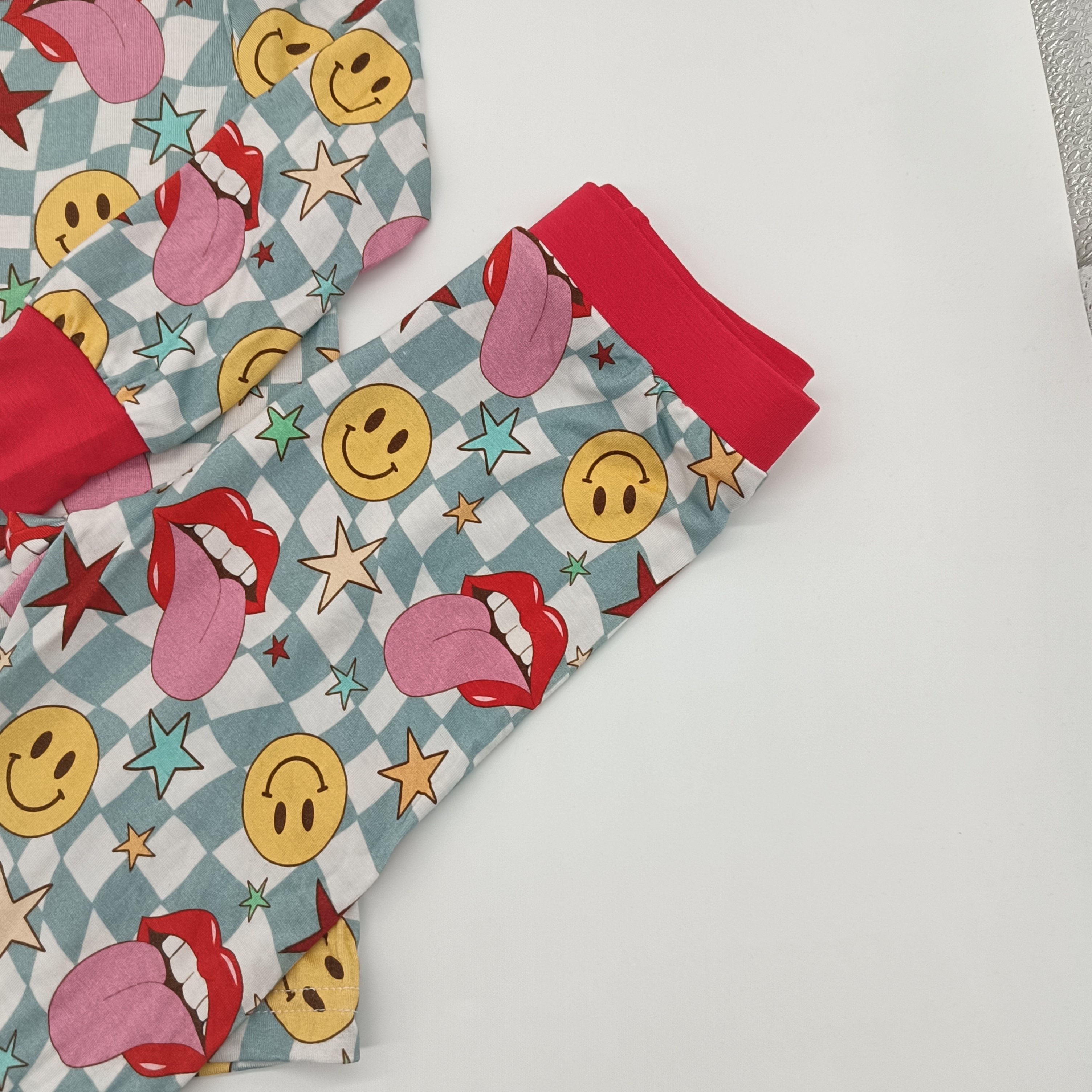 Adorable RTS Comfortable Bamboo baby Cute cartoon pattern long sleeve Baby children clothing 2pcs sets