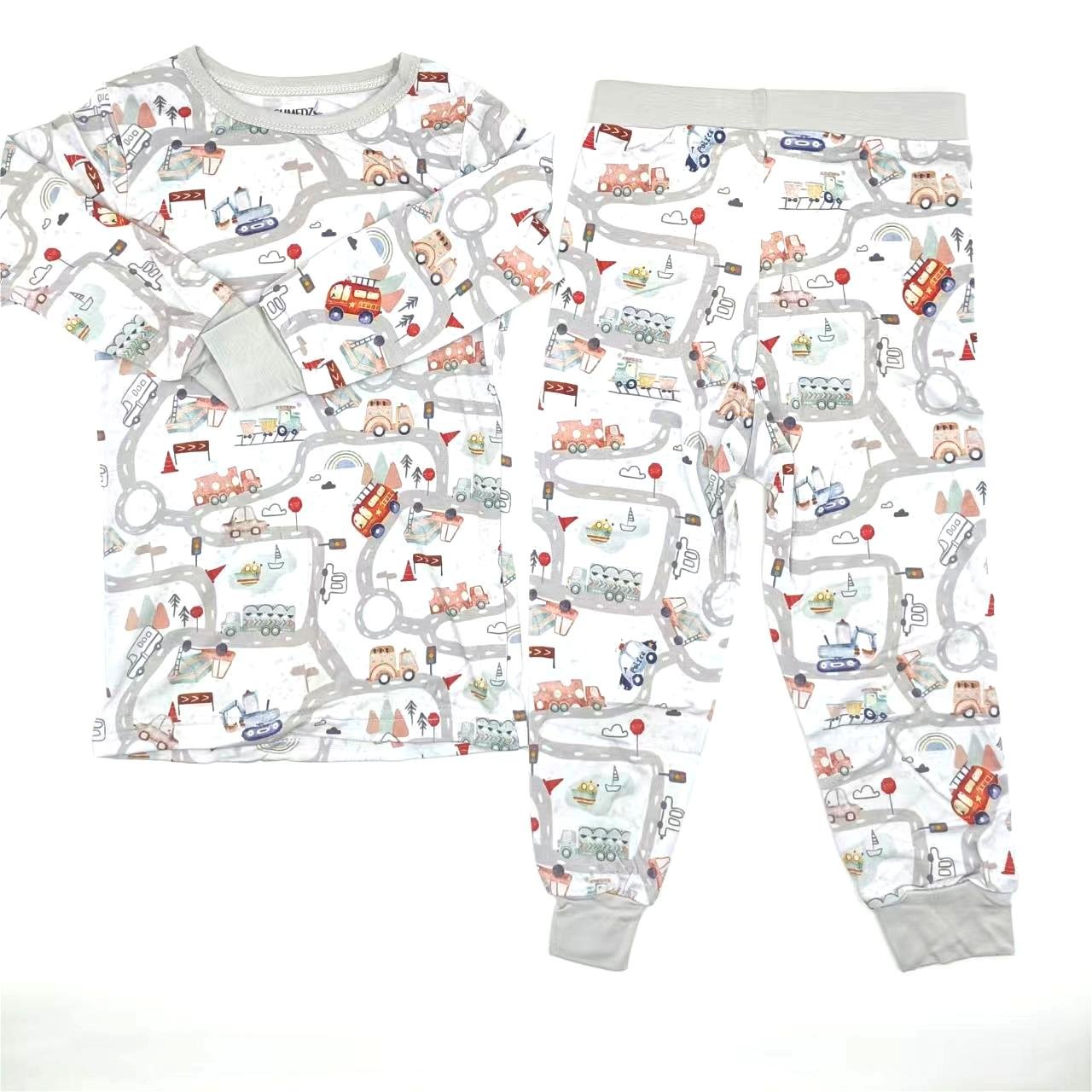 hottest sale children jumpsuit balloon custom printed two pieces set
