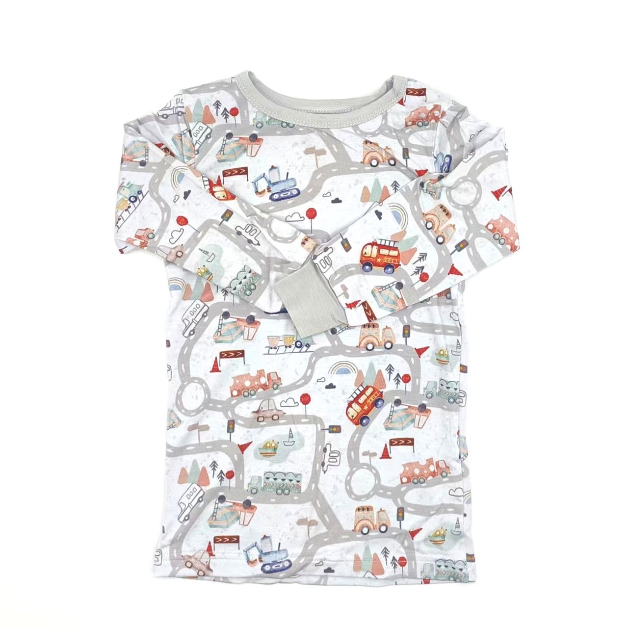 hottest sale children jumpsuit balloon custom printed two pieces set
