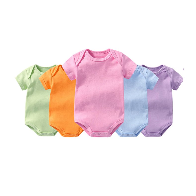Onesie Bamboo Onesie Baby Clothes Onesie Baby Girl Full Cotton OEM Service Unisex 100% Cotton Baby Rompers Spring