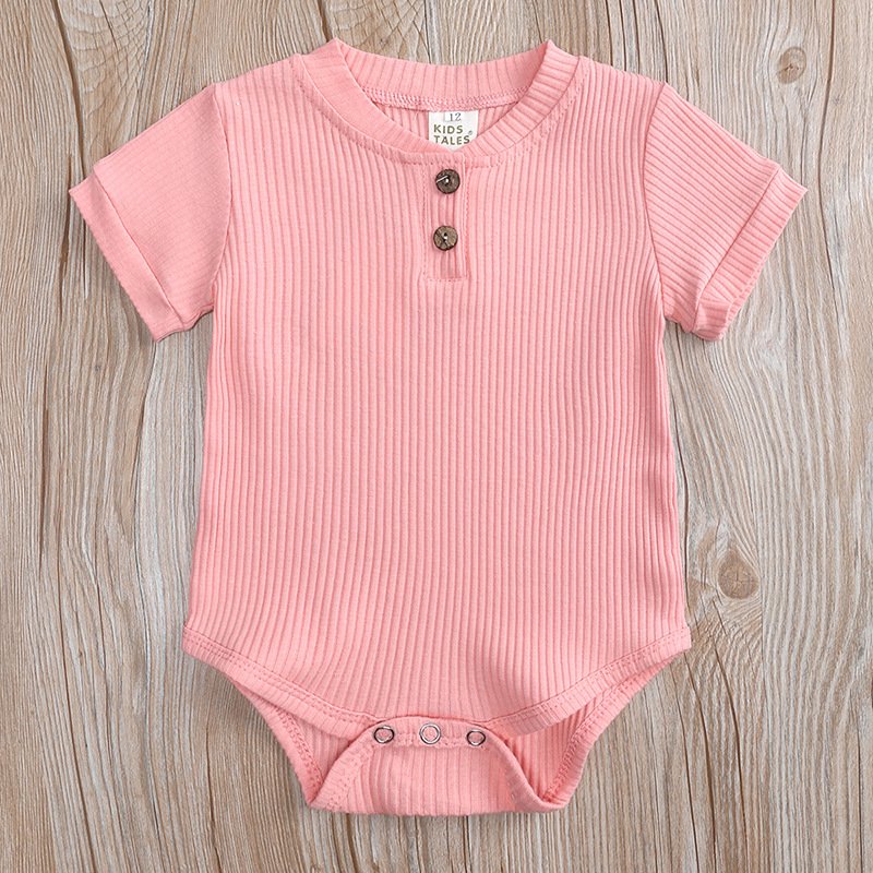 Wholesale baby clothes baby pit strip romper shorts suit cotton baby summer clothes suit