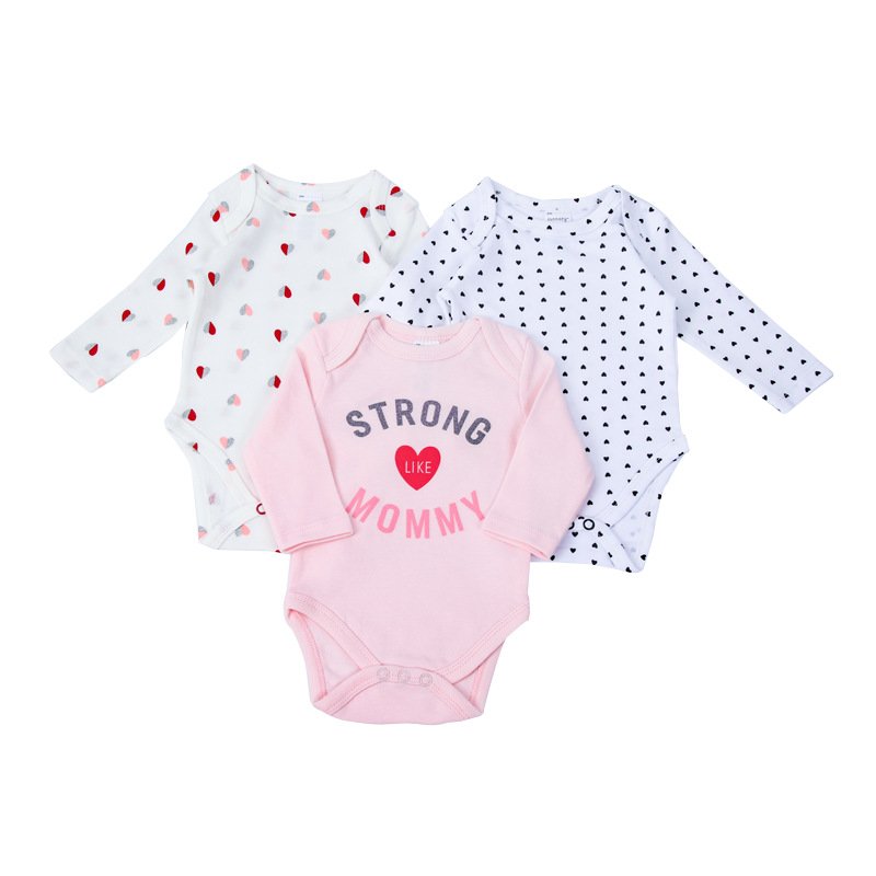 Good Sell 100% Natural Cotton Plain Cute Organic Cotton Baby Romper organic baby clothing
