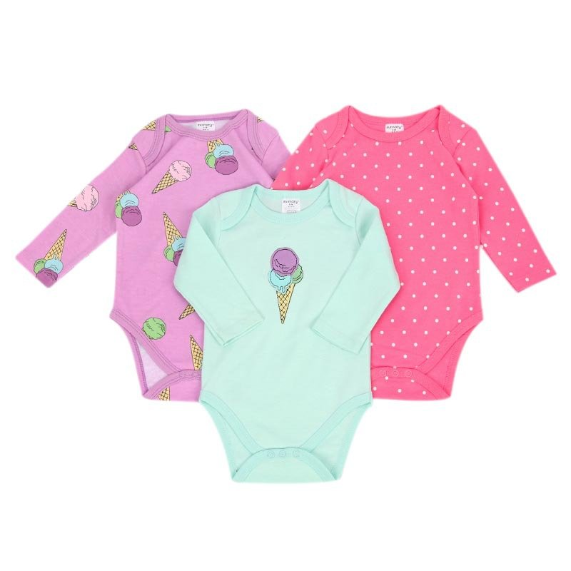Good Sell 100% Natural Cotton Plain Cute Organic Cotton Baby Romper organic baby clothing