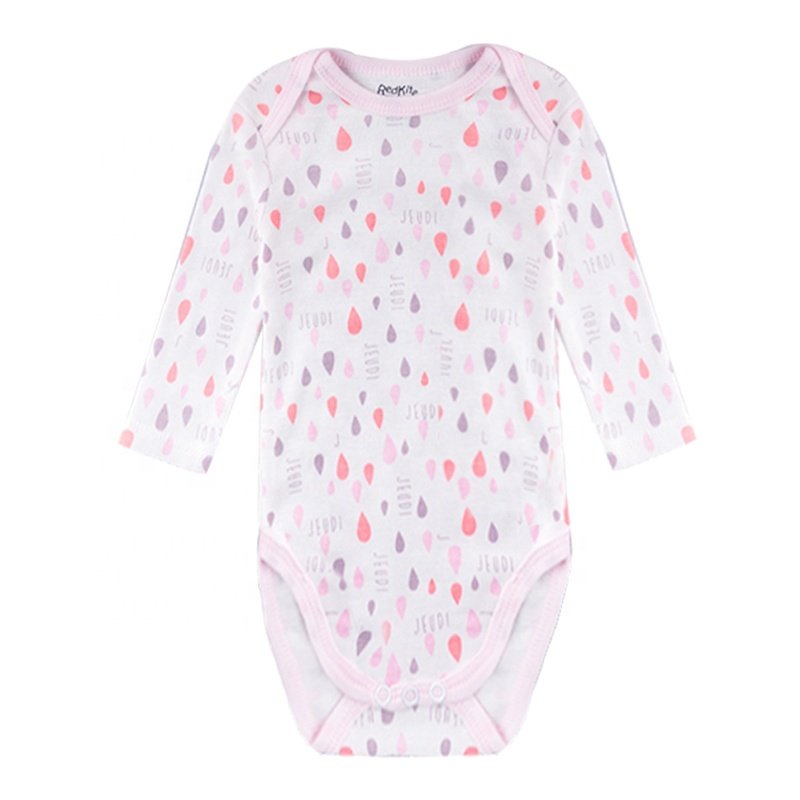 Redkite Hot Selling Soft 100% Cotton Boutique Newborn Clothes Baby Romper
