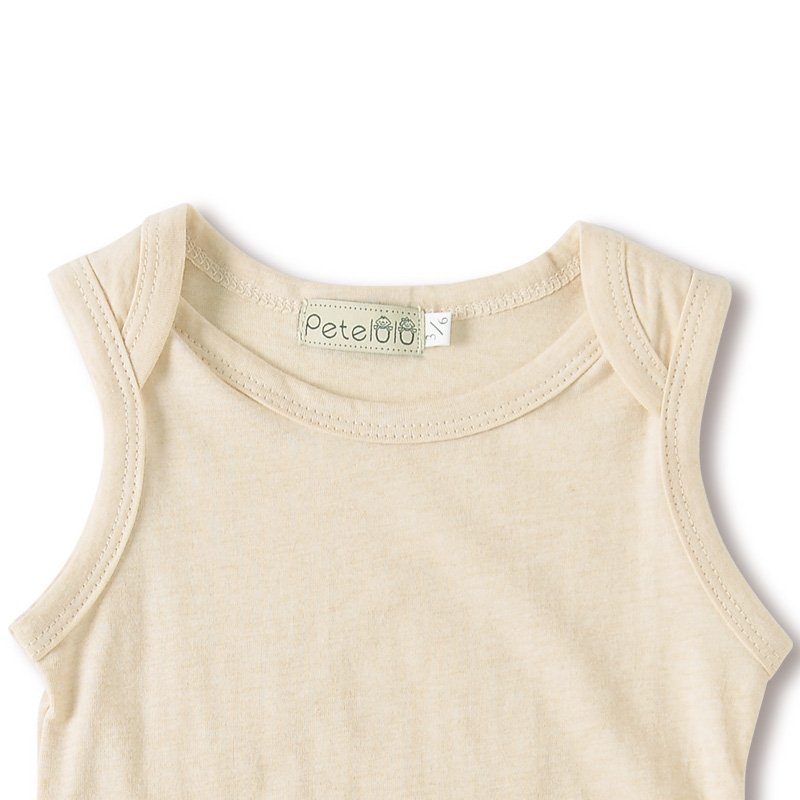 Baby Rompers Bodysuit Baby Onesie Sustainable Organic Baby Bodysuit Soft Organic Cotton Short Unisex Sleeveless Knitted Support