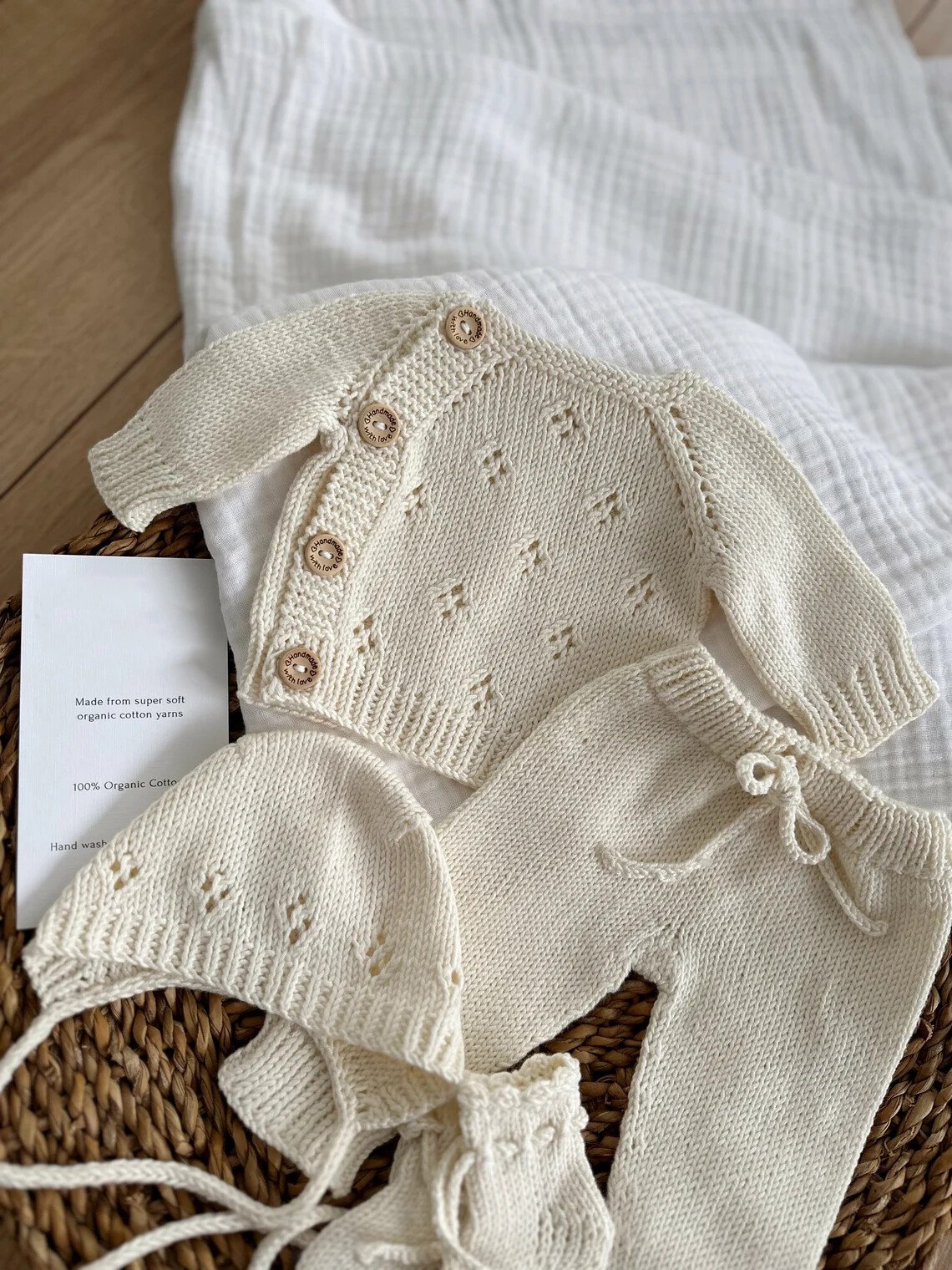 Newborn Baby Romper Clothes Organic 100% Cotton Romper Jumpsuit Baby Wear Toddler Clothing Set
