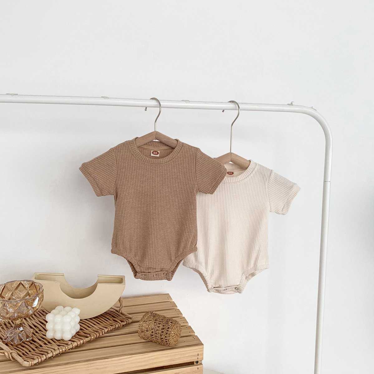 New style summer kids clothing baby boys and girls short-sleeved baby romper newborn thin infant clothes