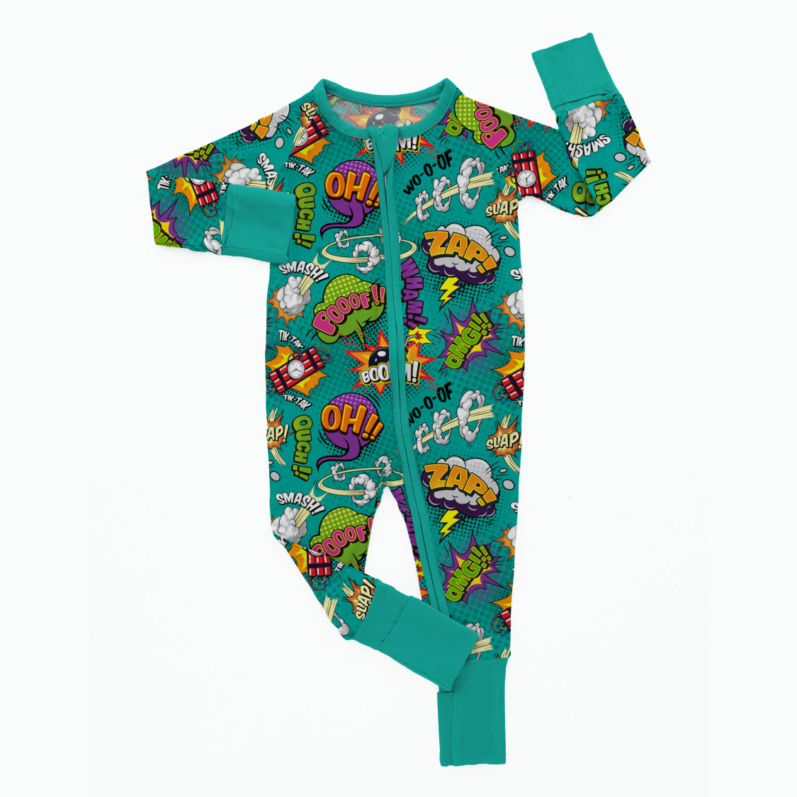 New Design High Quality 100% Organic Bamboo Short Sleeve Baby Rompers Bamboo Zipper Pajamas