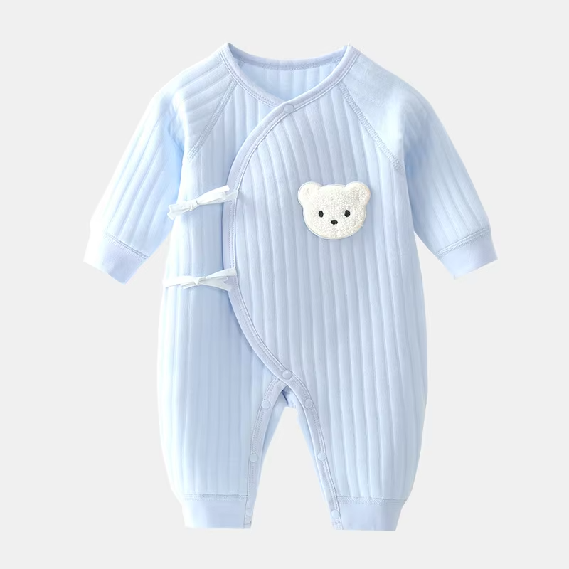 Customize Wholesale Baby Romper Set Unisex Bamboo Girl Baby Animal Romper Boy Long Sleeve Organic Cotton Romper Baby Clothes