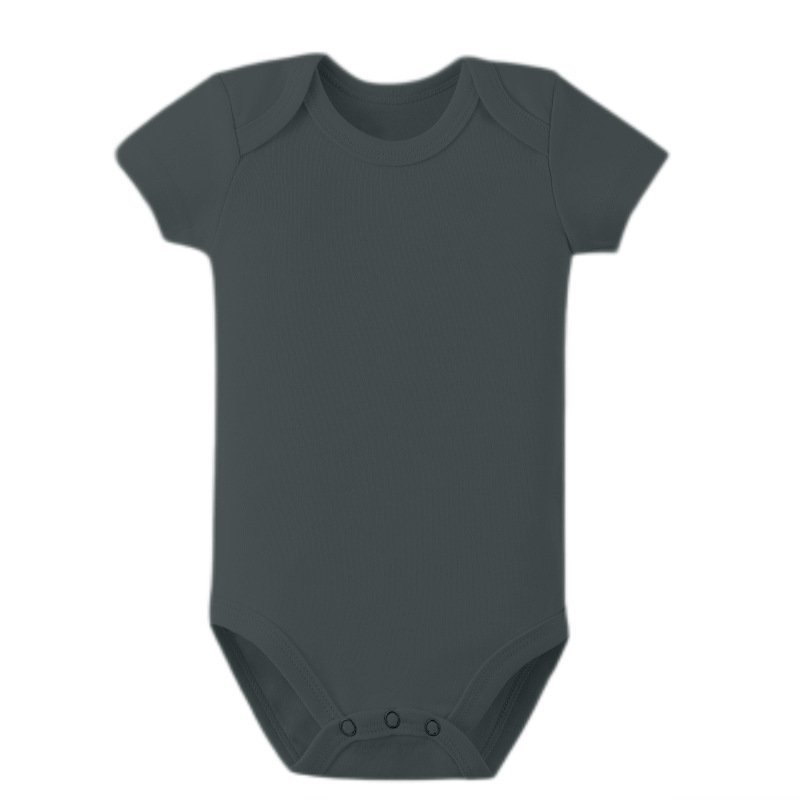 Best Selling Envelope Short Sleeve Snap Crotch Knitted Baby Bodysuit Romper Customization Blank Baby Onesie
