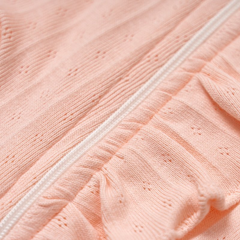 New Style Customized Solid Color Soft Ruffle frill basic long sleeve Newborn baby 100% Cotton Girl Baby Romper Outfits