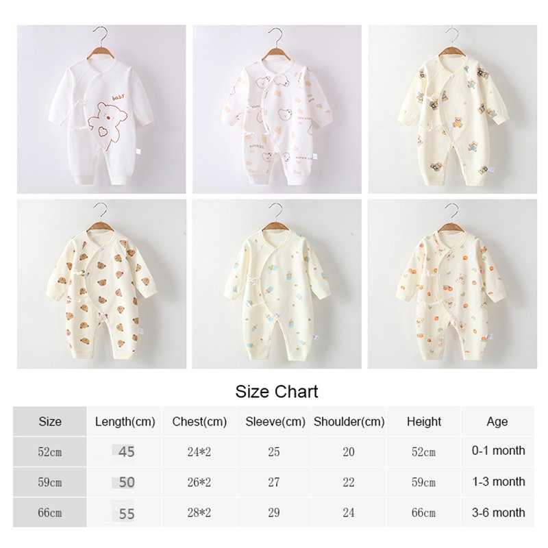 Factory Baby Jumpsuit Newborn Clothing 100% Cotton Long Sleeve Climbing Baby Romper For Babies
