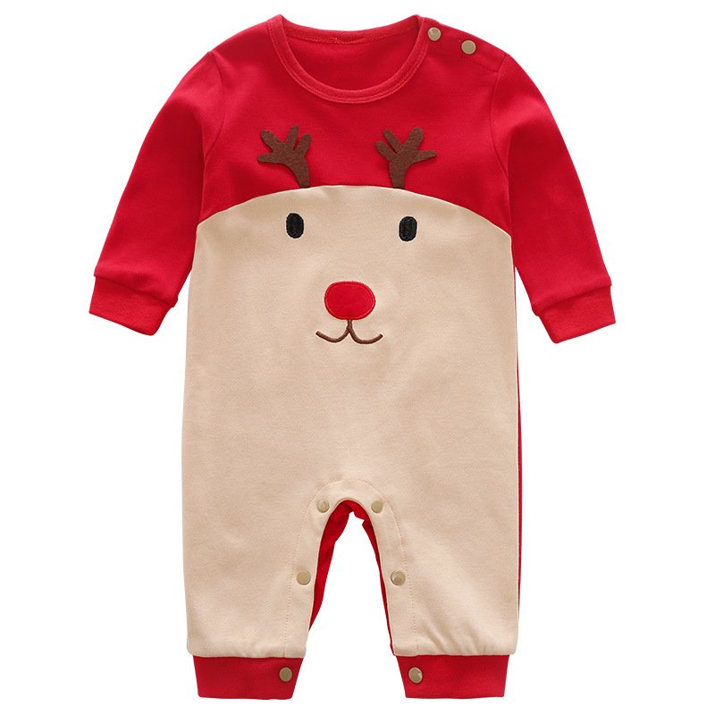 Xmas Costume Newborn Baby Christmas Jumpsuit Santa Claus Romper Bodysuit Infants My First Christmas Baby Costume Boys Girls