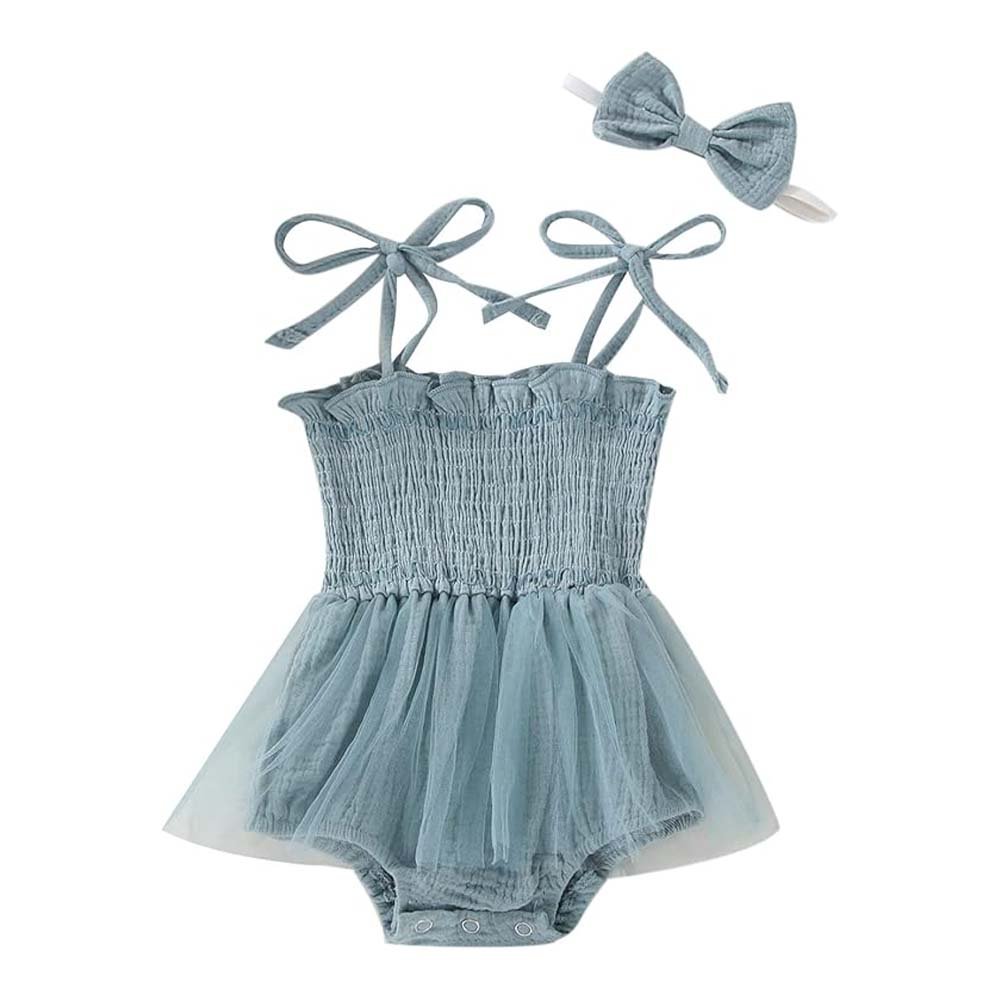 Wholesale Baby Clothing Personalized Summer Sleeveless Denim New Born Baby Rompers