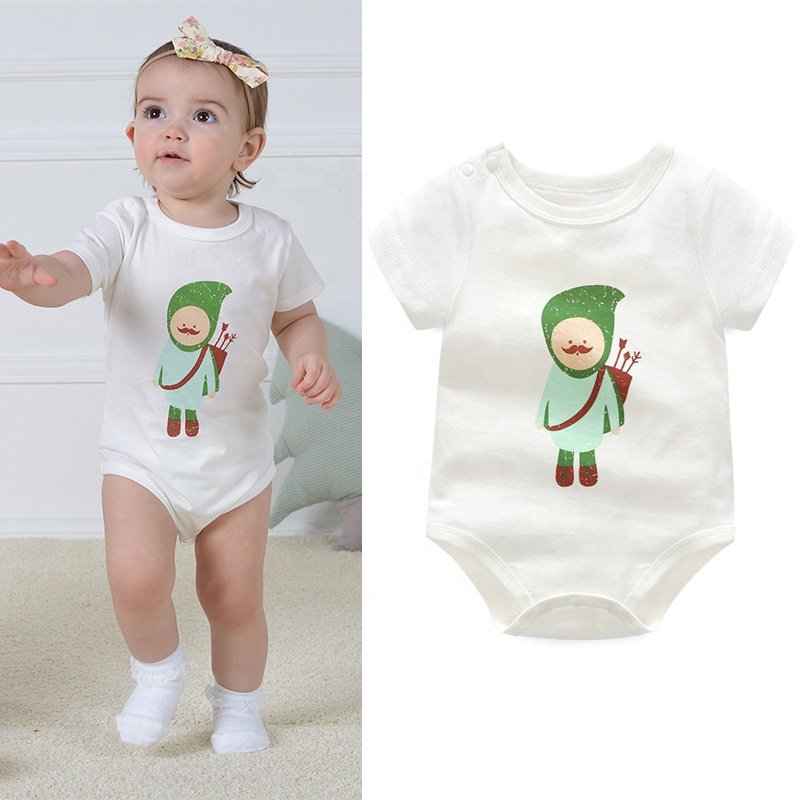 New Fashion oem/odm cartoon baby clothing jumpsuit wholesale cotton unisex baby clothes rompers set with logo/color/size