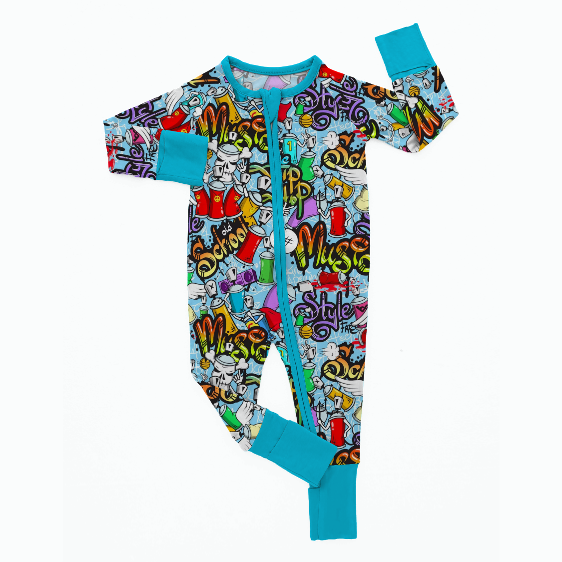 Custom Print Organic Bamboo Cotton Baby Clothes Infant Toddler Kids Bamboo Viscose Baby Pjs Set Bamboo 2 Piece Baby Pajamas