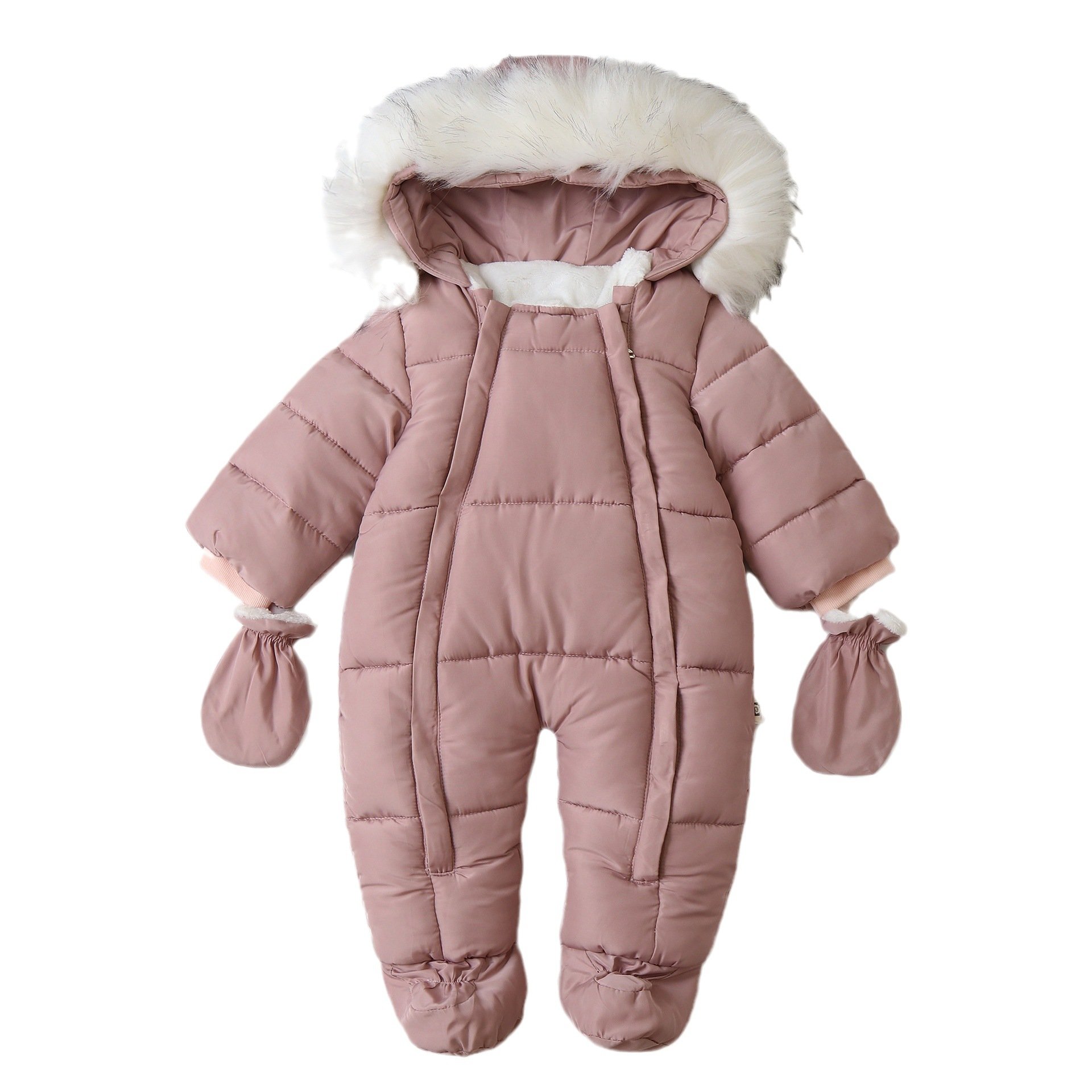 Wholesales High Quality Winter Warm Soft Baby Winter outwear Snowsuit Baby Boys Jumpsuit Baby Girls Overalls clothes