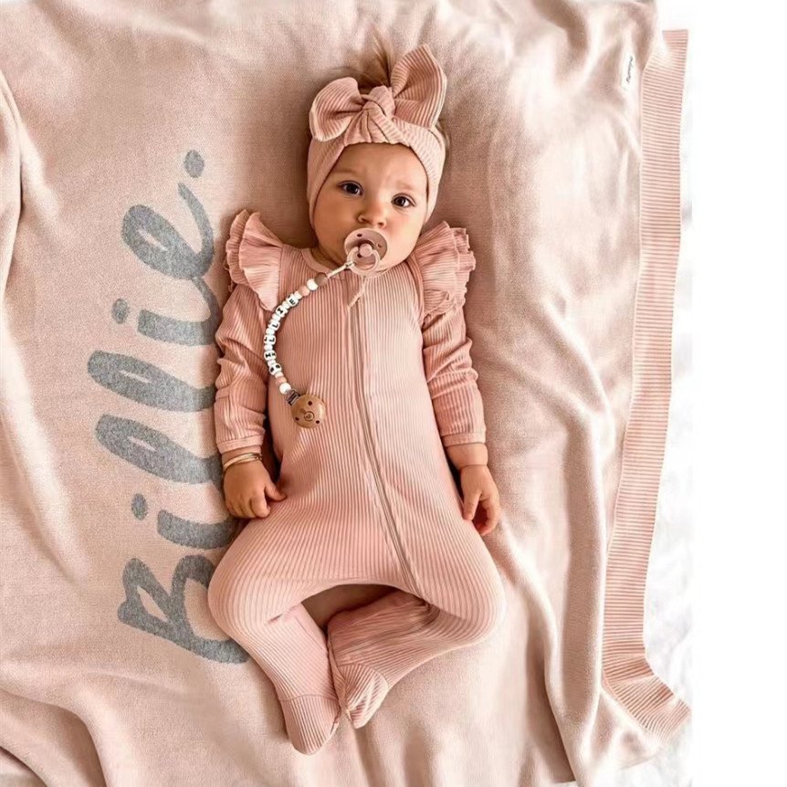 2023 Spring newborn baby bodysuit long sleeve infant jumpsuits 100% cotton baby clothes