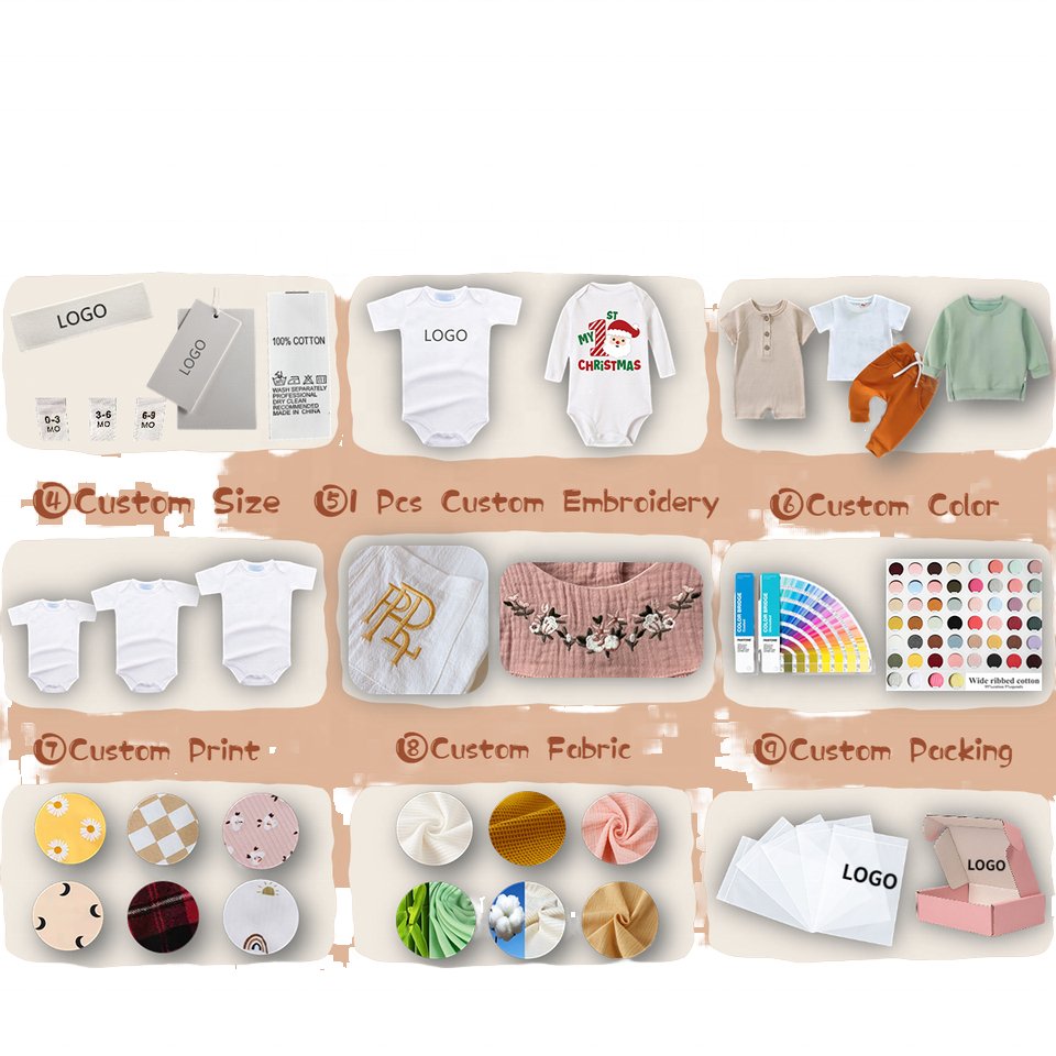 OEM Service Bamboo Romper Unisex Summer Newborn Infant Toddler Clothes Neutral Baby Bubble Romper Snap Button Closure Solid