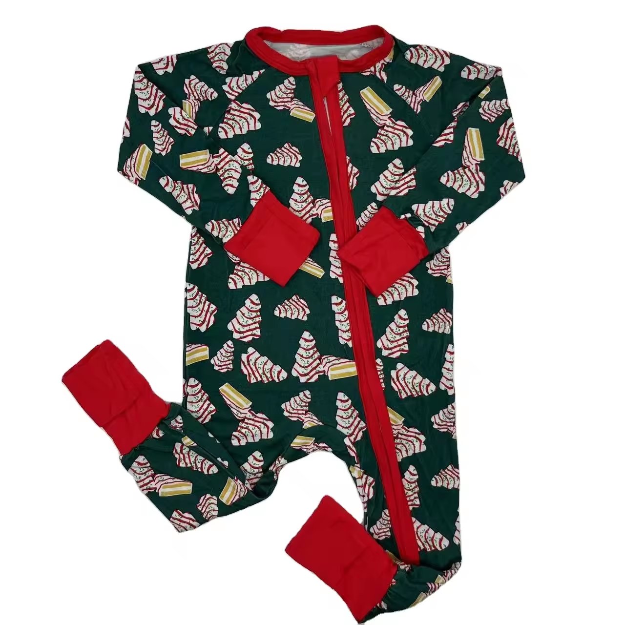 2023 NewBorn Custom Baby Rompers Baby Girl Clothes Toddler Pajamas Print Bamboo Baby Clothes