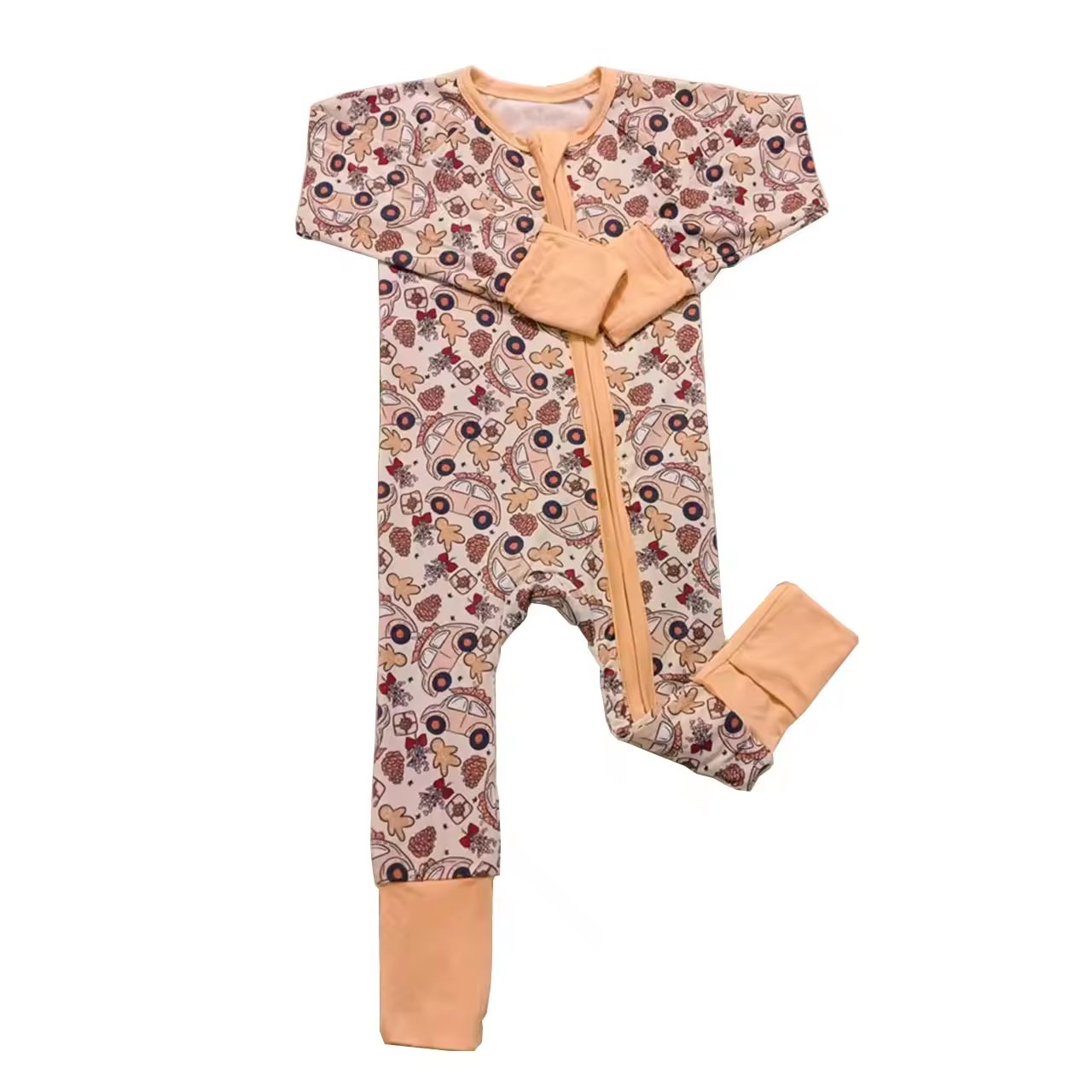 2023 NewBorn Custom Baby Rompers Baby Girl Clothes Toddler Pajamas Print Bamboo Baby Clothes