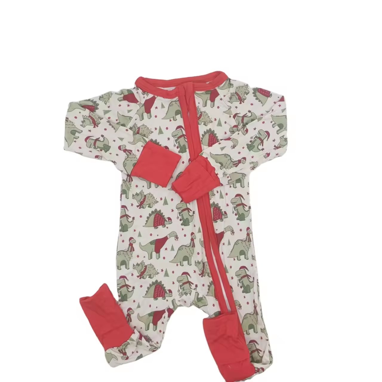 2023 NewBorn Custom Baby Rompers Baby Girl Clothes Toddler Pajamas Print Bamboo Baby Clothes